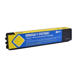 Uprint Cartouche Compatible Avec Hp 913a (f6t79ae) Jaune Pagewide 352dw 352dn 477dw 577dw 452dw 477d