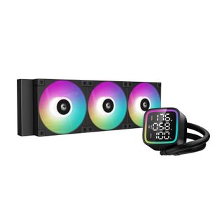 Refroidisseur Liquide Cpu 360mm Deepcool Ld360 Noir Avec Écran Digital Et 3 Ventilateurs 120mm