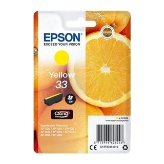 Epson 33 - Orange Cartouche Jaune C13t33444012 (t3344)