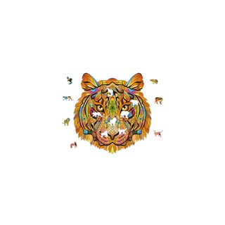 Eureka 2d Rainbowooden Tiger Jigsaw Puzzle En Bois - 138 Pièces
