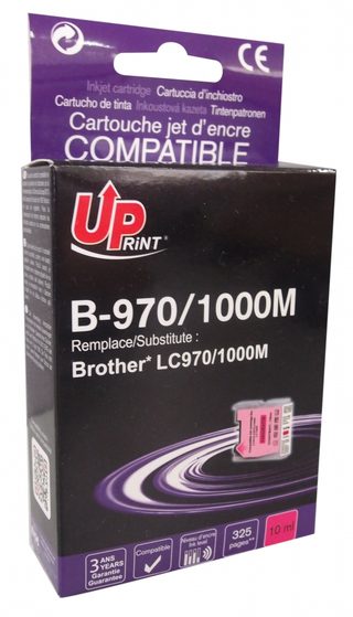 Cartouche Encre Uprint Compatible Brother Lc-970m Magenta