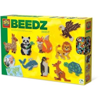Perles A Repasser - Animaux Du Monde - - Crée Divers Animaux Avec 3500 Perles Et Instructions.