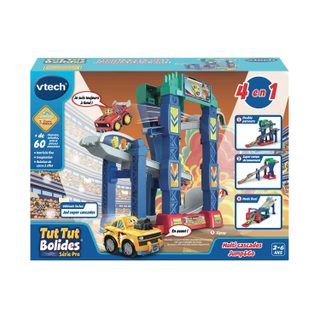 Circuit Multi cascades Jump & Go 4 en 1 + 1 véhicule Jad VTECH