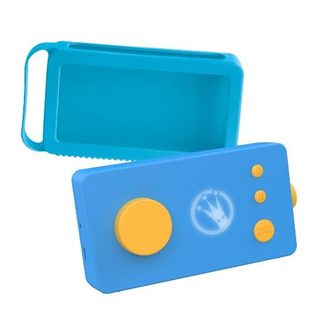 Lunii - Ma Fabrique à Histoires Bleue + Coque Bleue – Conteuse 3-8 ans avec 24 histoires interactives