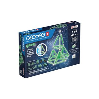 Jeu De Construction Magnétique Geomag Ecofriendly 60 Pièces Glow