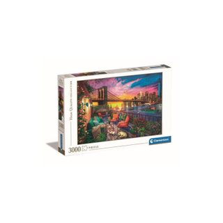 Puzzle 3000 Pièces Clementoni Manhattan Balcony Sunset