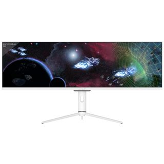 Lc-power Lc-m44-dfhd-120 Écran Plat De Pc 111,2 Cm (43.8") 3840 X 1080 Pixels Double Full Hd Blanc