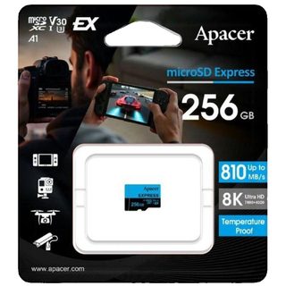 Apacer Carte Mémoire Microsd Express 256 Go Vitesses 810 Mo/s