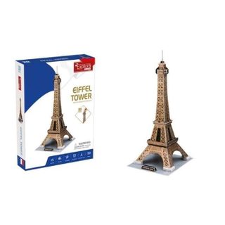 Puzzle 3d - Tour Eiffel - Jeu De Construction - 39 Pieces - Des 5 Ans