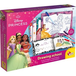 École De Dessins + Feutres Parfumés - Princesses - Kit Dessin - Ardoises Effaçables - Des 4 Ans