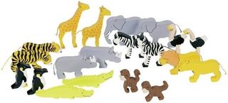 Goki Set D'animaux D'afrique, Le Set