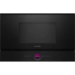 Bosch Micro-ondes simple encastrable - SER8 - BFL7221B1 - Noir - 21 L - 38 2 x 59 4 x 31 8 cm