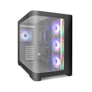 Boîtier Atx Zolyd Krytera Noir Rounded Glass Argb Noir