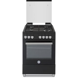 Cuisiniere A Gaz Bertazzoni Pia60gn - 4 Foyers - 10,35 Kw - 60 Cm - Noir