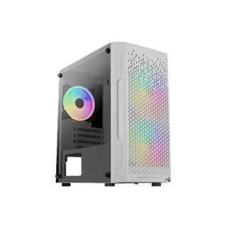 Boîtier Pc Aerocool Trinity V2 Mini Tower Refroidissement Optimisé Blanc