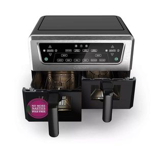 Cuisinart AFD10XSSE Friteuse sans huile XXL à double zone en acier inoxydable avec fenêtres