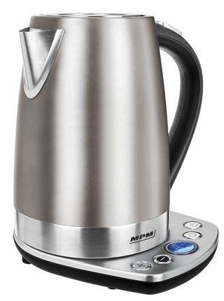 Mpm Mcz-51 Bouilloire 1,7 L 2200 W Beige, Argent