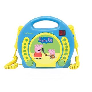 Lecteur Cd Karaoké Peppa Pig Avec 2 Microphones -