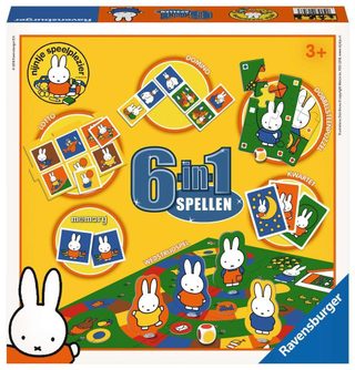 Ravensburger Miffy 6 In 1 - Boîte De Jeu