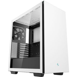 Boîtier Pc Moyen Tour Sans Alim Ch510 (blanc) E-atx/atx/micro Atx 1x120mm Usb 3.0/hd Audio Verre Trempé