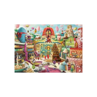 Puzzle 1000 Pieces : La Rue De La Douceur