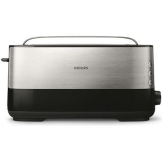 Philips Grille-pain - HD2692/90 - Collection Métal petit déjeuner - 1 fente longue - 950W