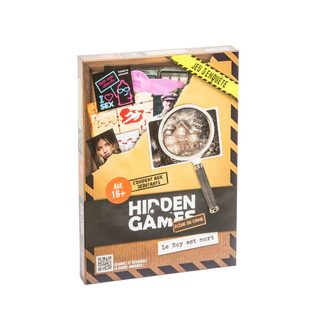 Jeu D'enquête Le Roy Est Mort Boîte Carton Marron Hidden Games Éd. Fr