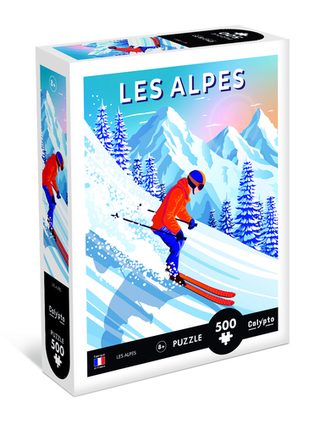 Puzzle 500 Pieces Sentosphere Les Alpes Multicolor Autres