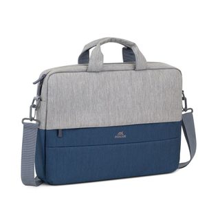 Rivacase 7532 39,6 Cm (15.6") Malette Bleu, Gris