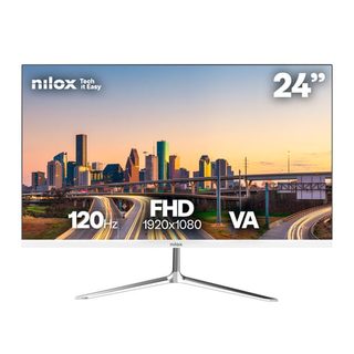 Nilox Nxm24fhd1201w Écran Plat De Pc 60,5 Cm (23.8") Full Hd Led Blanc