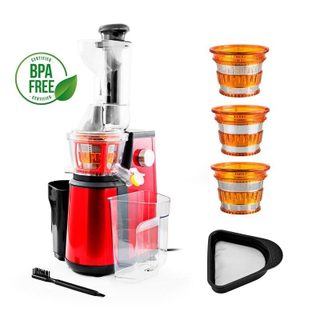 Extracteur De Fruits Et Legumes 3 Tamis Modele Ultimate Red De Kitchencook