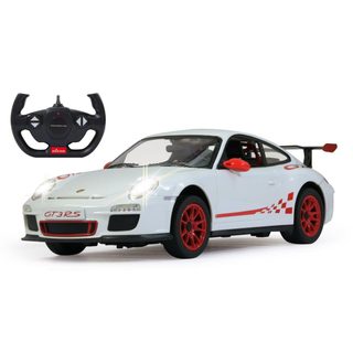Voiture Télécommandée Jamara Porsche Gt3 Rs 1:14 Blanc Plastique