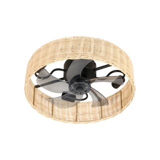 Ventilateur De Plafond Alyzia 40 Cm Abs Noir Farelek