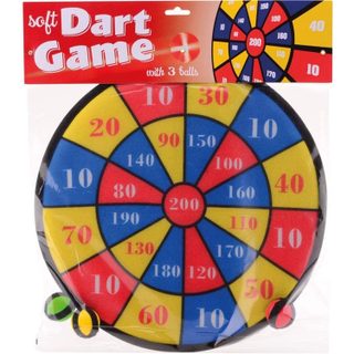 Jeu De Fléchettes Souple Avec 3 Balles