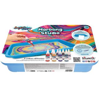 Kit De Peinture Marbrée Avec Poudre Magique - – Imagin'art - Marbling Studio