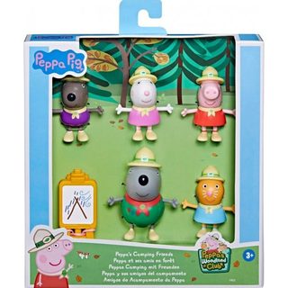 Peppa Le Cochon Fait De La Peinture En Foret - 6 Pieces + 5 Figurines Peppa Pig + 1 Accessoire - Mini Univers