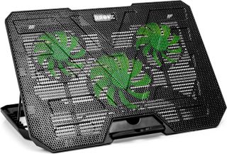 Refroidisseur Pour Ordinateur Portable 3x Ventilateurs Support Refroidisseur Contre La Surchauffe Duronic Lc3