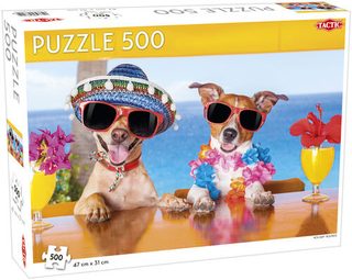 Tactic Puzzle 500 Pcs Holidays Hounds