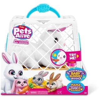 Jeu Interactif - Pets Alive Mama Bunny & Baby - Lapin Sonore - 10 Sons - Bébés Surprises