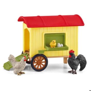 Figurine Poulailler Mobile, 42572 Farm World, Des 5 Ans