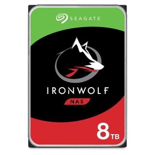 Seagate - Disque Dur Interne - Nas Ironwolf - 8to - 7200 Tr/min - 3.5 (st8000vn004)