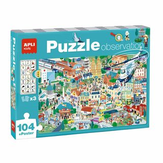 Apli 18820 Puzzle Jeu De Puzzle 104 Pièce(s) Ville