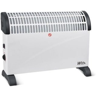 Convecteur Mobile Warm Tech 2000w Blanc Thermostat Mécanique 3 Niveaux