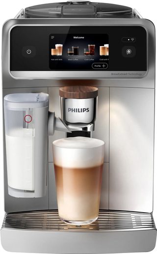 Expresso Broyeur Philips Café Aromis Série 8000 Ep8757/20 Lattego Pro 50 Boissons Argenté