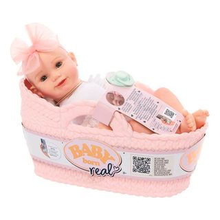 Poupée Réaliste Baby Born 43 Cm Peau Claire Yeux Ouverts Cuddle Key Portes Accessoires
