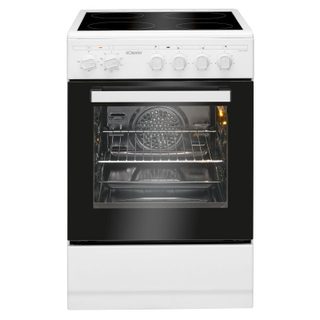 Cuisinière Électrique 4 Plaques Vitrocéramiques Et Four 43l Blanc Bomann Ehc7939-blanc