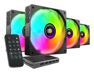 Mars Gaming Mfsi4kit Système De Refroidissement D’ordinateur Boitier Pc Ventilateur 12 Cm Noir