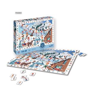 Puzzle Sentosphere 100 Pièces 61 X 42 Cm Beige Autre(s) Matière(s)
