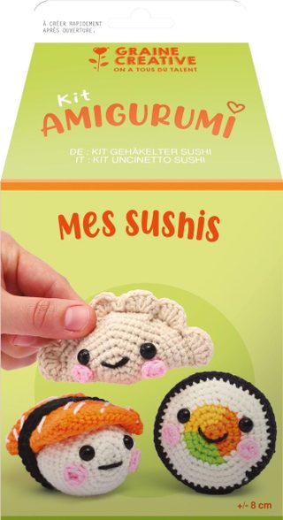 Kit Amigurumi Graine_creative Mes Sushis Multicolor Autres