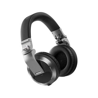 Casque Dj Fermé Pioneer Dj Hdj-x7 Argent 50 Mm Pivot Câble Torsadé Et Droit